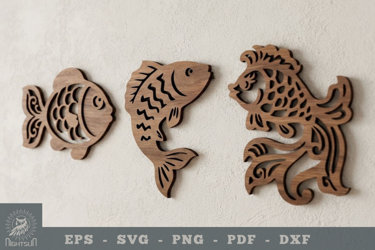 Fish Lasercut Wall Decor