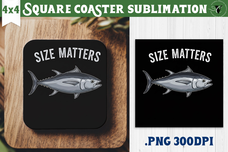 Square Coaster | Fishing | Fishing lover gift