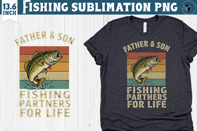 Fishing sublimation design | Fishing clipart