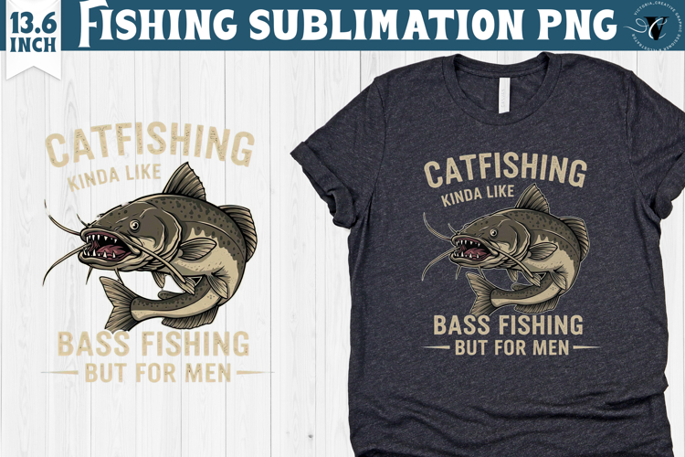 Fishing sublimation design | Fishing clipart