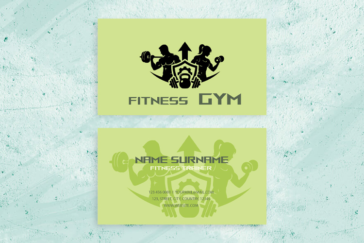 Fitness Gym Business Card