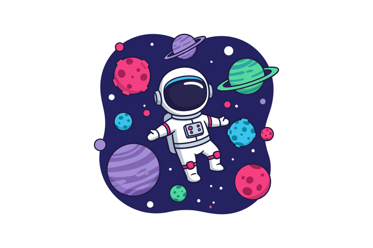 Astronaut Clipart Image 2