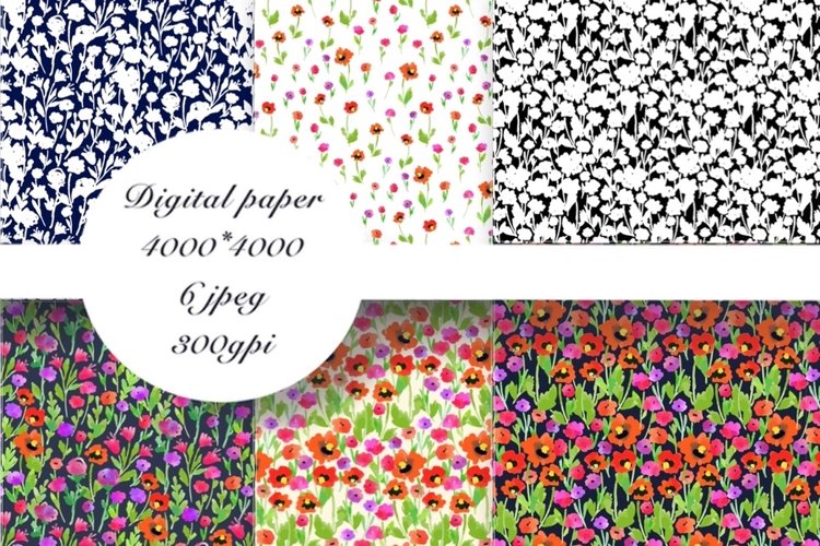 Floral Seamless Pattern Image 4