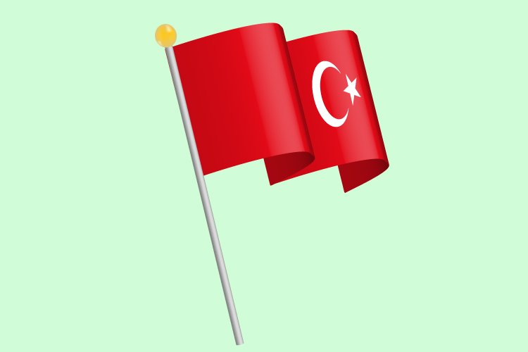 Turkey flag Svg example image 1