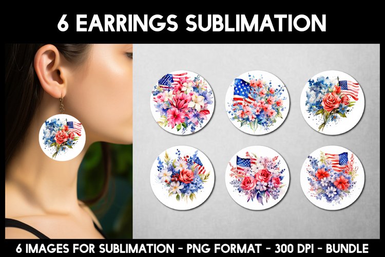 American Flag Sublimation Image 3