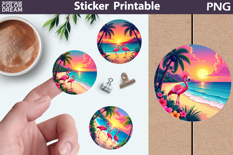 Flamingo Clipart Image 24