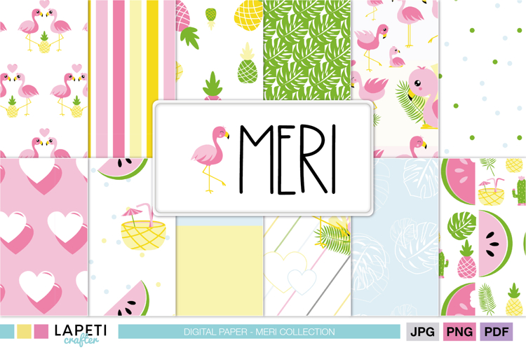 Cute Flamingo Clipart Image 16