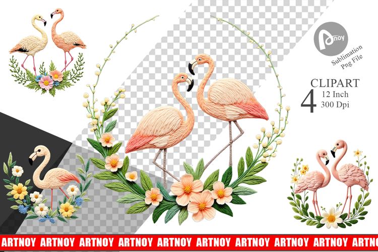 Flamingo Clipart Image 5