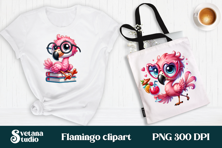 Funny flamingo clipart | Bird sublimation | Bird clipart PNG
