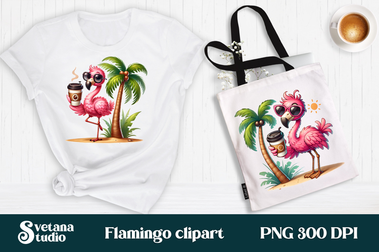 Flamingo Clipart Image 2