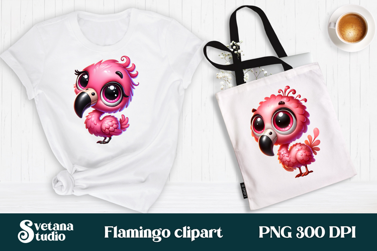 Flamingo Clipart Image 24