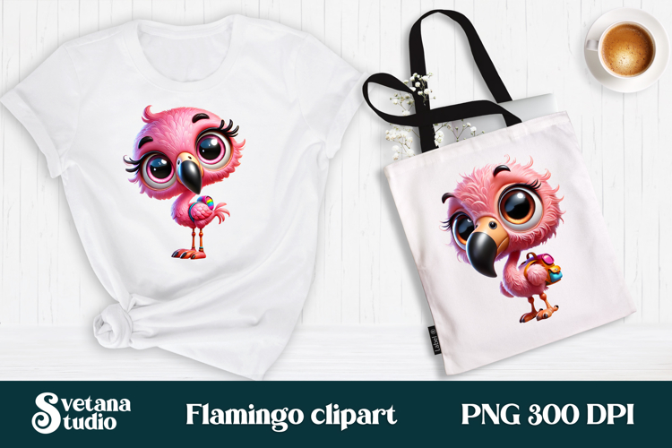 Flamingo Clipart Image 23
