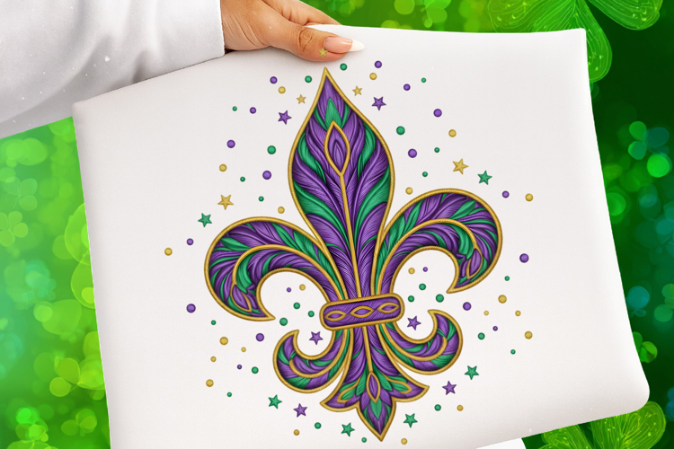 Fleur De Lis Yarn Png Mardi Gras Png - Fleur De Lis Yarn Png