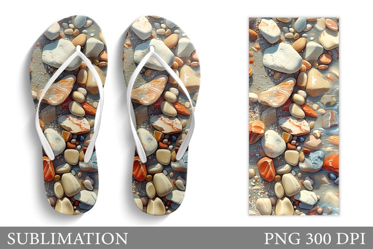 Stones Flip Flop Sublimation. Stones Sublimation