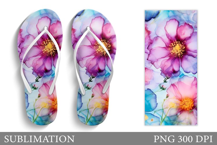 Watercolor Flowers Image 6