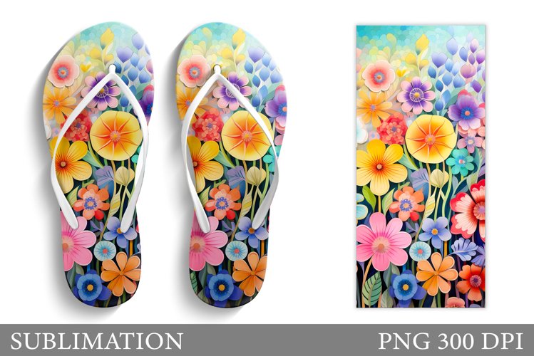 Watercolor Flowers Image 9