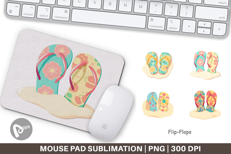 Mouse Pad Flip-Flops