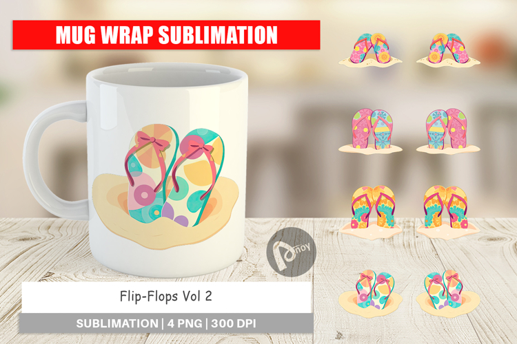 Mug Wrap Flip-Flops