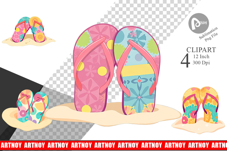 Flipflop Clipart Image 24