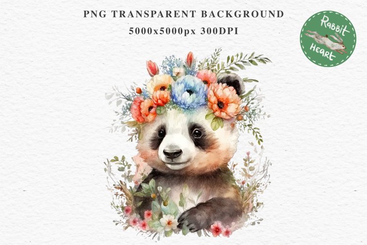 Cute Panda Clipart Image 13