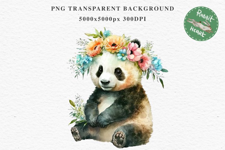Cute Panda Clipart Image 24