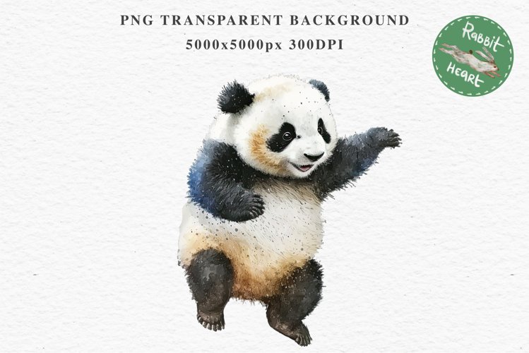 Cute Panda Clipart Image 2
