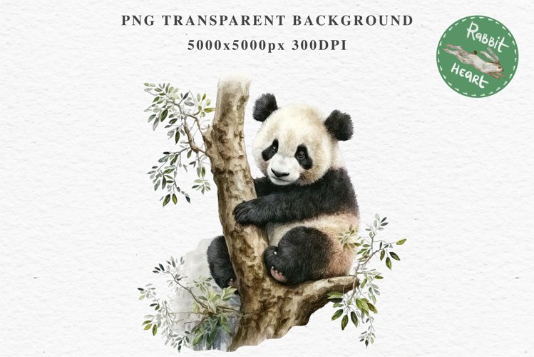 Cute Panda Clipart Image 9