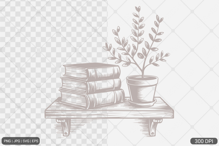 Floral Book PNG SVG | Book with Flowers
