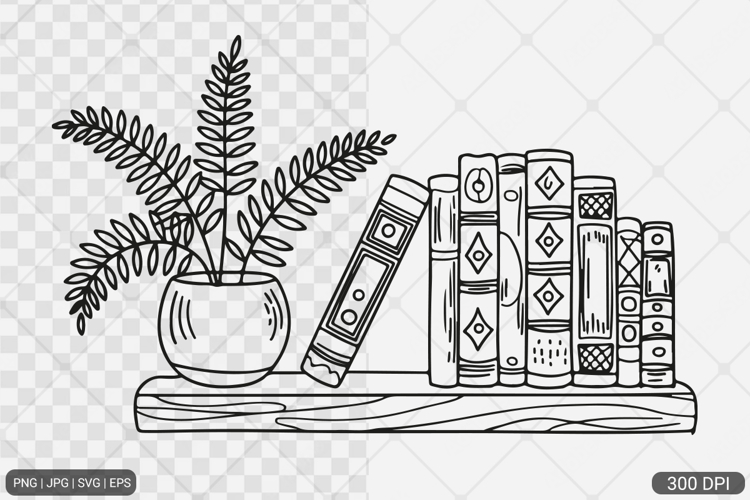 Floral Book SVG PNG | Book with Flowers