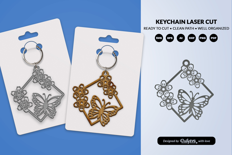 Acrylic Keychain Svg Image 14