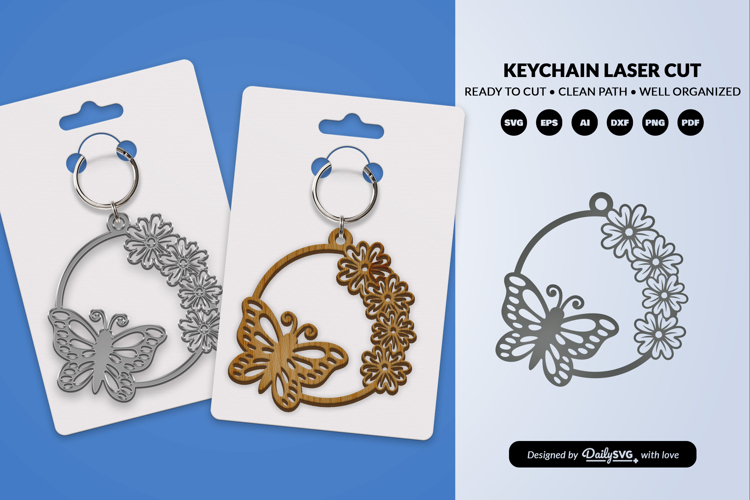 Acrylic Keychain Svg Image 3