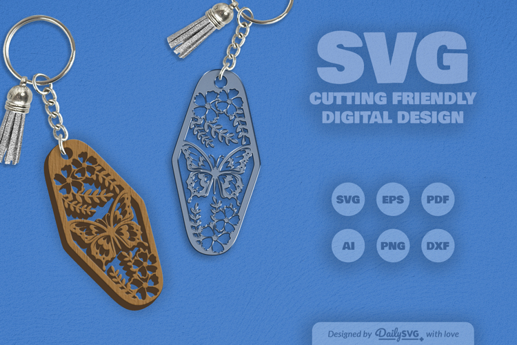 Acrylic Keychain Svg