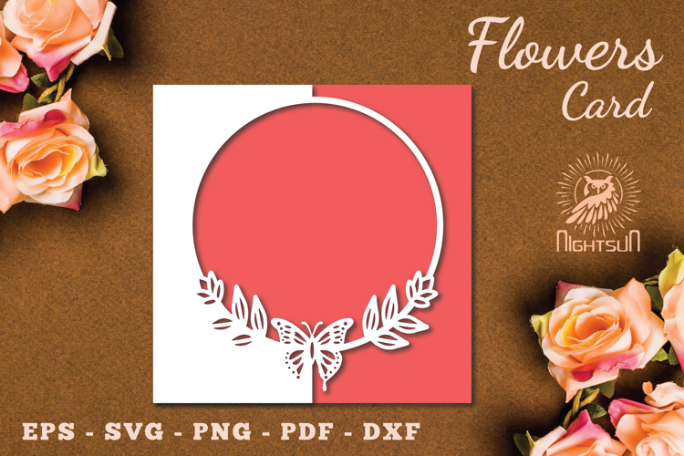 Butterfly Card Svg Image 20