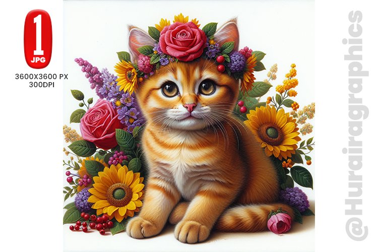 Cute Cat Clipart Image 18