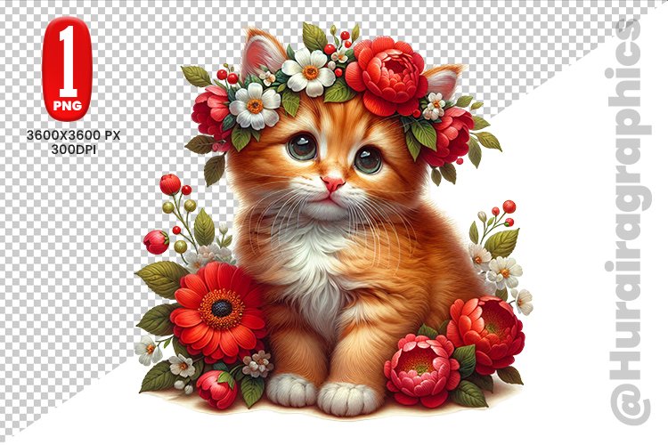 Cute Cat Clipart Image 22