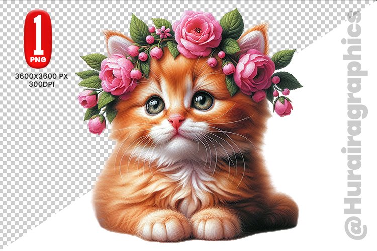 Cute Cat Clipart Image 13