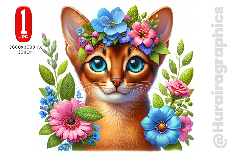 Cute Cat Clipart Image 7