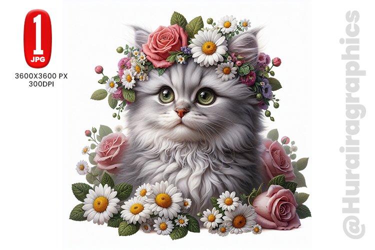 Cute Cat Clipart Image 16