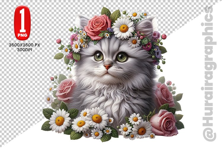 Cute Cat Clipart Image 8