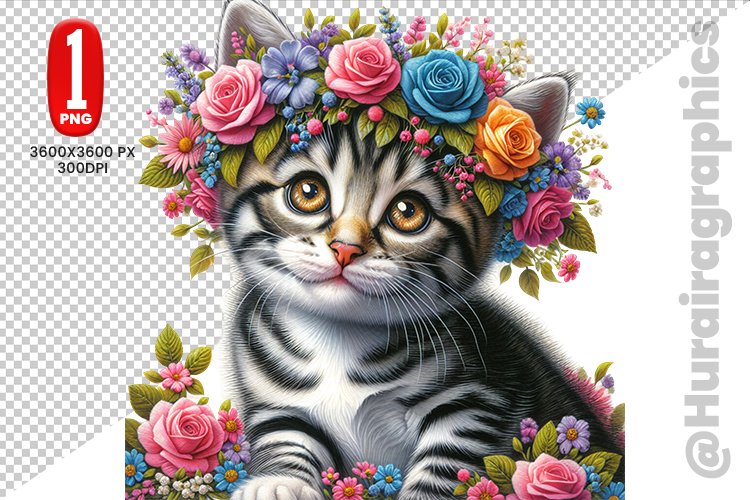 Cute Cat Clipart Image 17