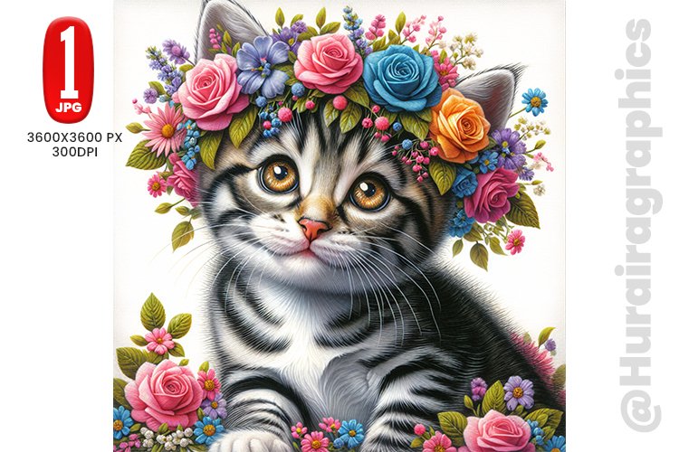 Cute Cat Clipart Image 15