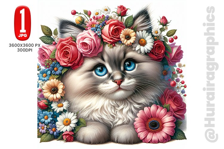 Cute Cat Clipart Image 5