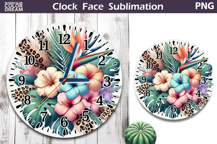 Clock Face Clipart Image 16