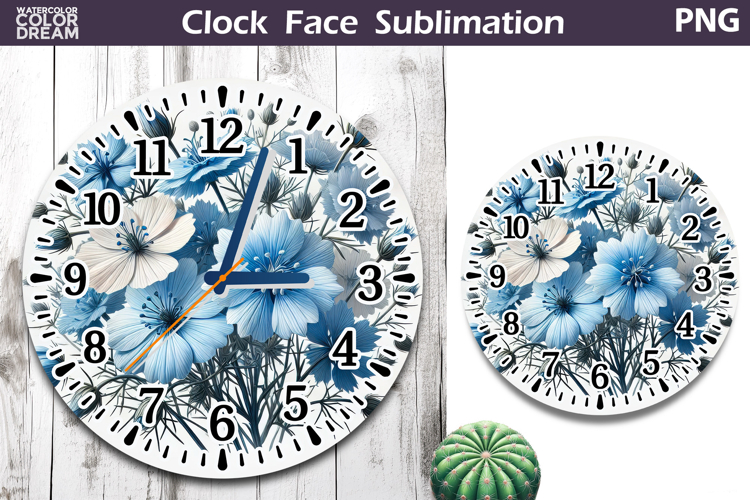 Clock Face Clipart Image 7