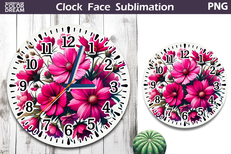 Clock Face Clipart Image 6