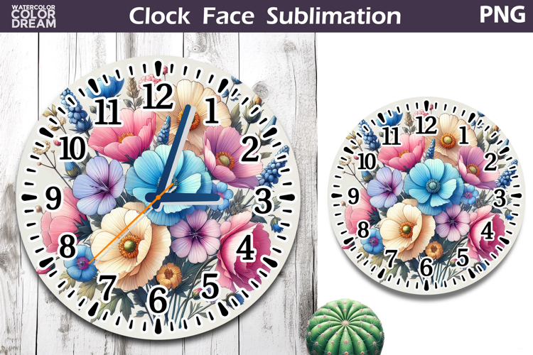 Clock Face Clipart Image 8
