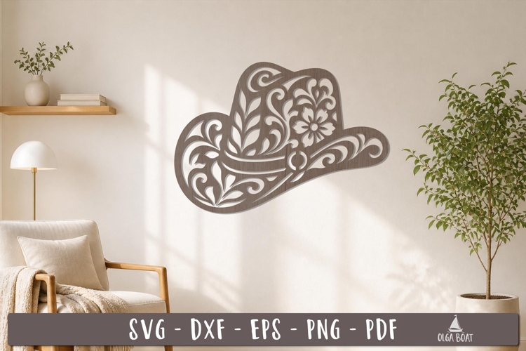 Western Floral Pattern Svg Image 19
