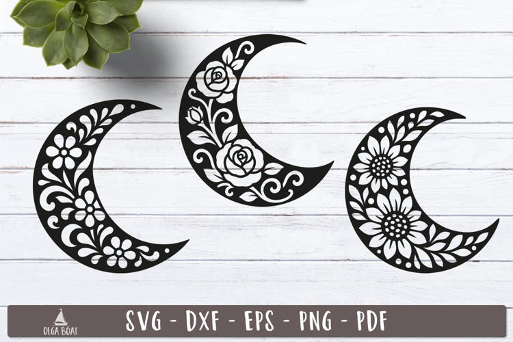 Boho Clipart Black And White Image 2