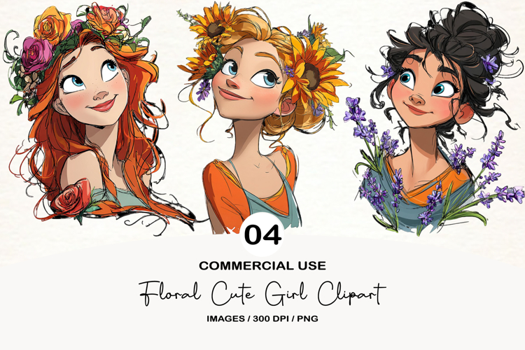 Cute Girl Clipart Image 22