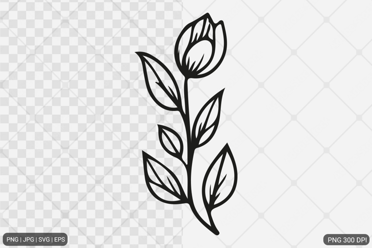 Floral Design SVG PNG